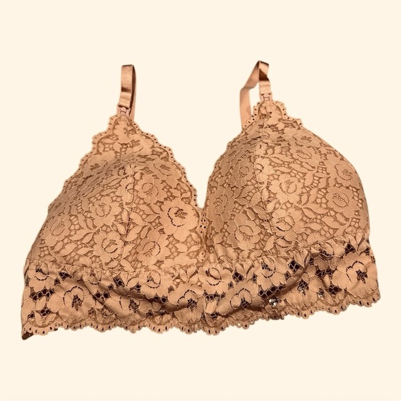MOMANDA Women’s Lace Nursing Bra Bralette – Size 38DD (38E) Maternity - Picture 2 of 7